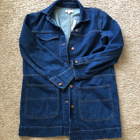 madewell denim chore coat